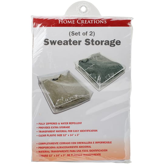 Innovative Home Creations Sweater Storage Bags, 2ct.